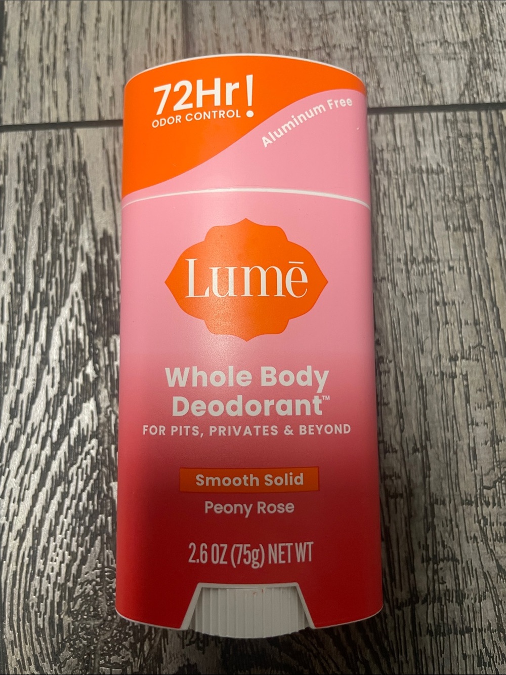Lume Deodorant Stick - Peony Rose (Pink/Orange)